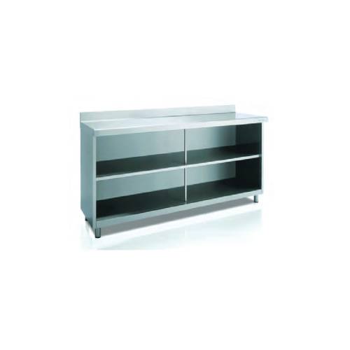 Meuble Arrière Bar Neutre en Inox 1.50 M DOCRILUC