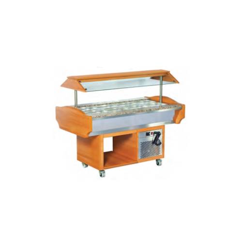 Meuble Bain Marie Buffet sur Roulette 1.50 M LORS