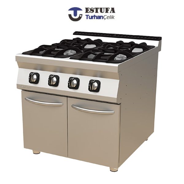 Cuisinière 4 Feux sur Placard à Gaz G700 - ESTUFA