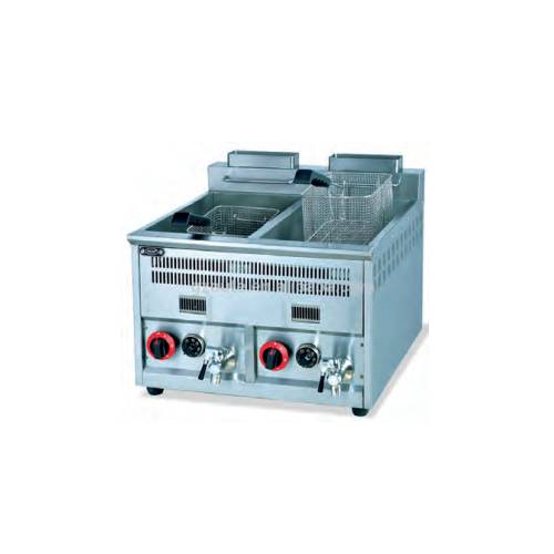 Friteuse Double a Gaz Posable