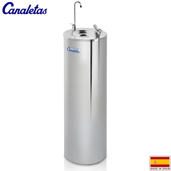 FONTAINE A EAU EN INOX 50L CYLINDRIQUE - CANALETAS