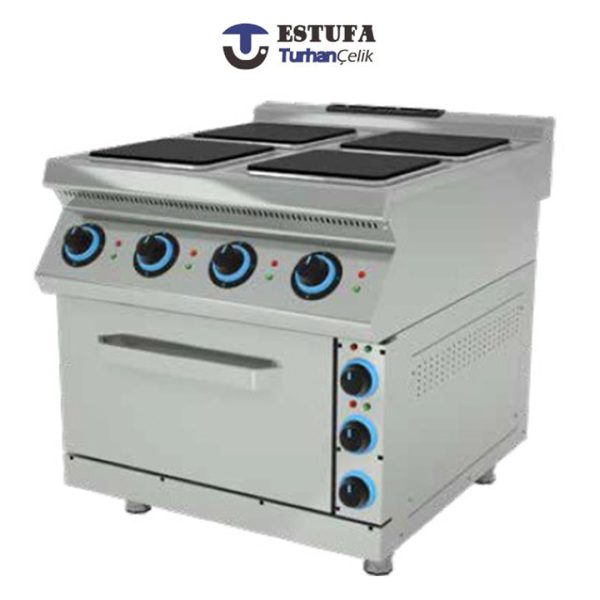 Cuisinière 4 Plaques sur Four Electrique G900 - ESTUFA