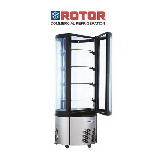 VITRINE REFRIGEREE CYLINDRIQUE FIXE 4 ETAGES 360 L - ROTOR