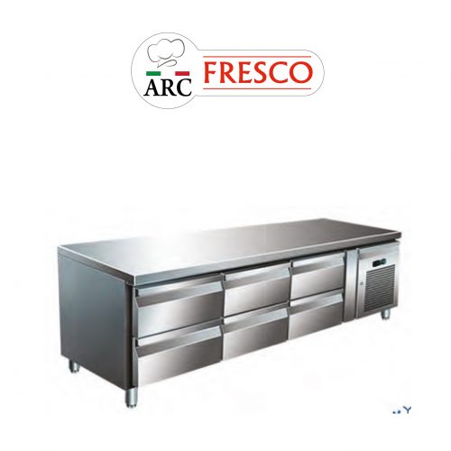 COMPTOIR BAS SERIE SNACK 6 TIROIRS - FRESCO