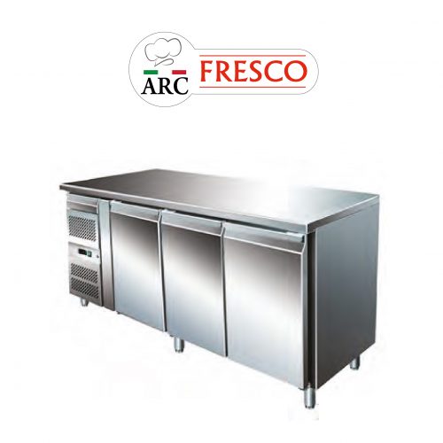 COMPTOIR BAR 3 PORTES INOX - FRESCO
