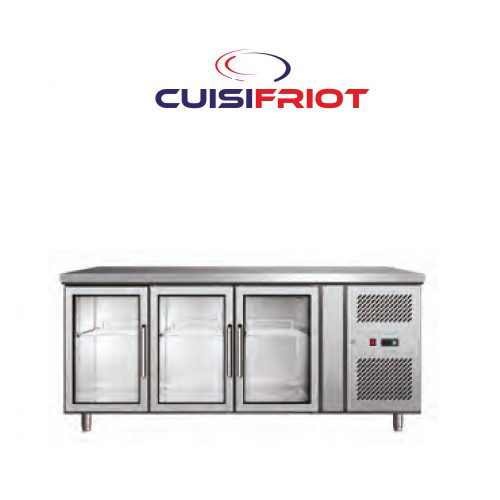 Comptoir Réfrigéré 4 Portes Vitrées 2230 - CUISIFRIOT