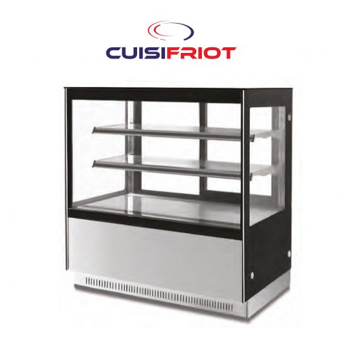 VITRINE A PATISSERIE DROITE INOX 1200