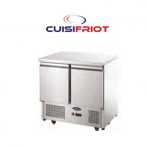MEUBLE SALADETTE EN INOX 2 PORTES - CUISIFRIOT