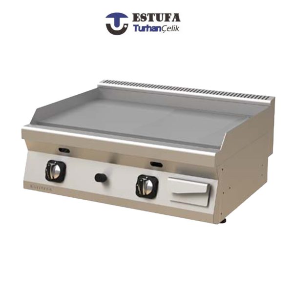 PLAQUE GRILLADE GAZ LISSE DOUBLE POSABLE - ESTUFA