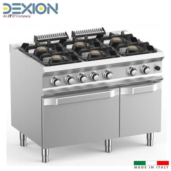 CUISINIERE 6 FEUX GAZ /FOUR+PLACARD G900 - DEXION