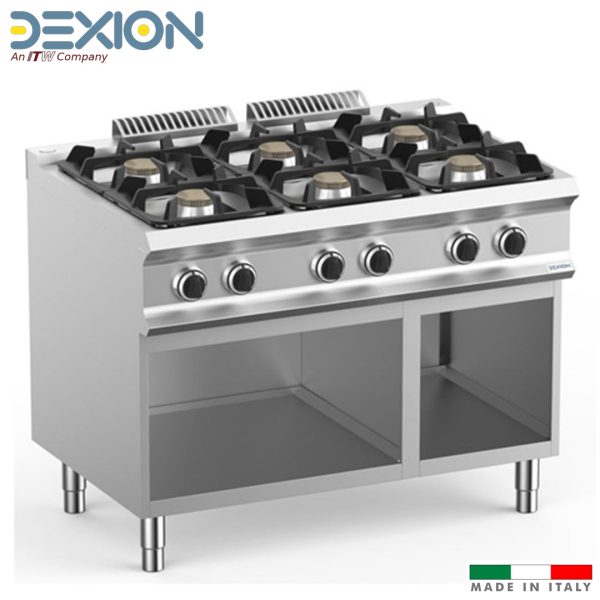 CUISINIERE 6 FEUX GAZ /PLACARD G700 - DEXION