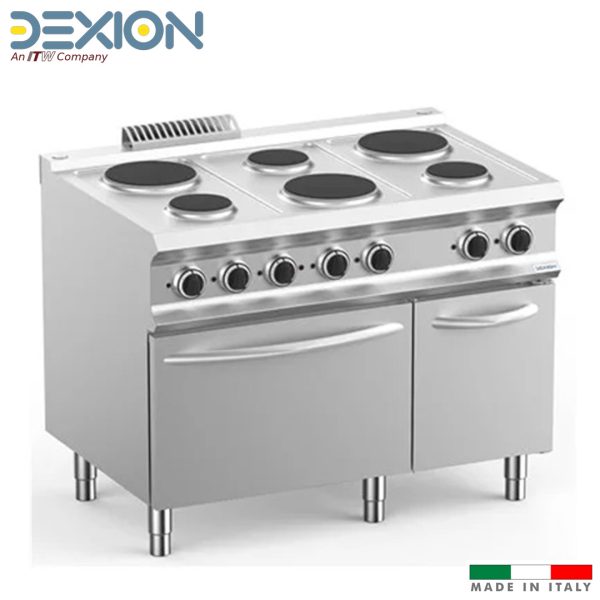 CUISINIERE 6 FEUX ELECTRIQUE /FOUR+PLACARD G700 - DEXION
