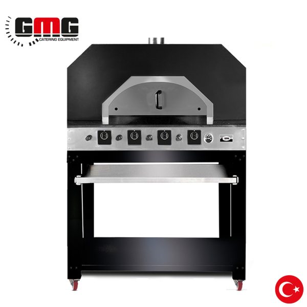 FOUR A PIZZA GAZ 1X9 PIZZAS AVEC SUPPORT- GMG