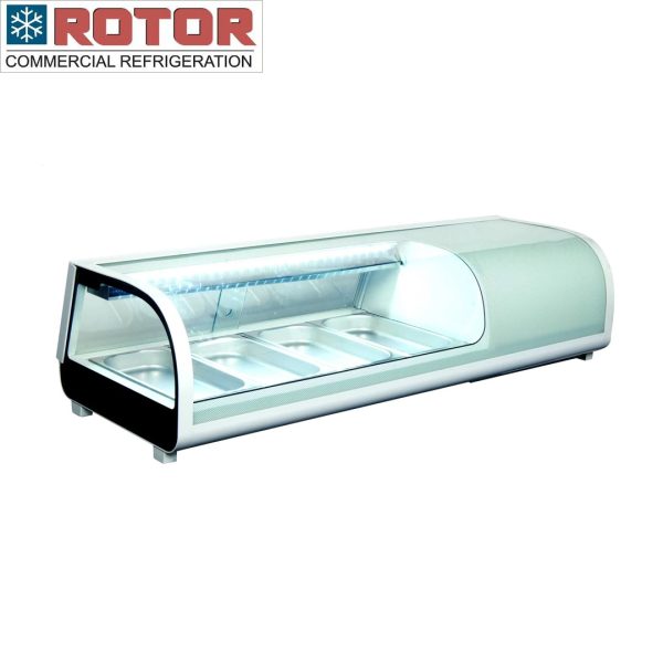 VITRINE A TAPAS REFRIGEREE POSABLE 42 L - 4 BACS 1/3